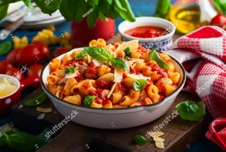 stock-photo-pasta-with-spicy-tomato-sauce-parmesan-and-basil-pasta-chifferi-rigati-1007815945.jpg